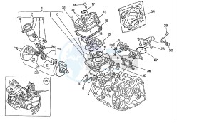 PRIMA 3-6V 50 drawing CRANKSHAFT - CYLINDER