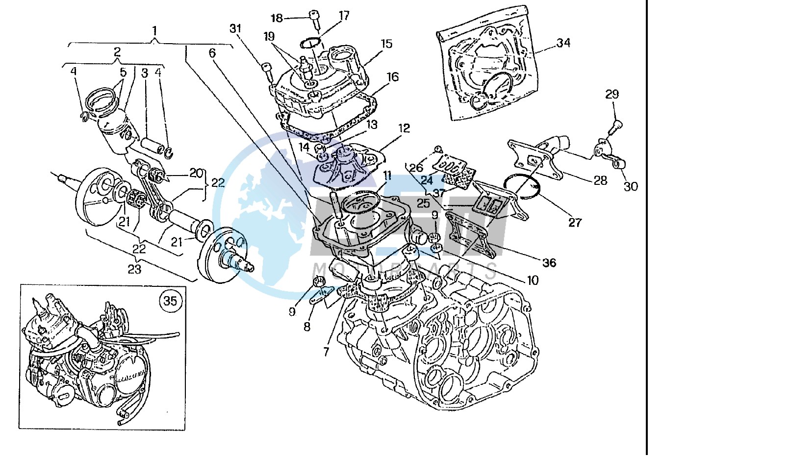 CRANKSHAFT - CYLINDER