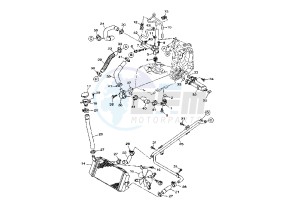 YP MAJESTY 400 drawing COOLING SYSTEM