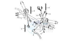 XJ N 600 drawing HANDLE SWITCH-LEVER MY95