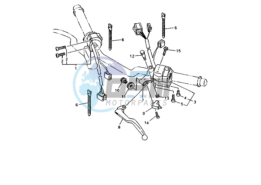 HANDLE SWITCH-LEVER MY95