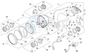 Mojito 50 Custom eng. Piaggio drawing Lights