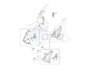 YP R X-MAX 250 drawing FLASHER LIGHT