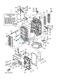 FL200A drawing CYLINDER--CRANKCASE-1