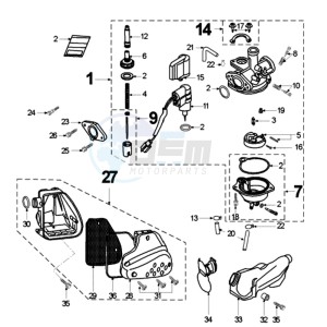 VIVA SL2C drawing CARBURETTOR