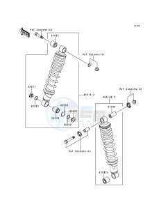 KEF 300 A [LAKOTA 300] (A2-A5) [LAKOTA 300] drawing SHOCK ABSORBER-- S- -