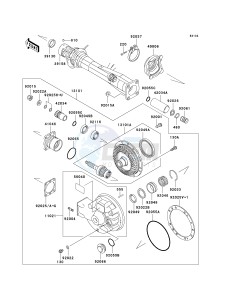 ZG 1000 A [CONCOURS] (A6F) A6F drawing DRIVE SHAFT_FINAL GEAR