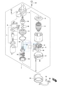 DF 50A drawing Starting Motor