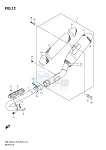 RM-Z250 (E03) drawing MUFFLER