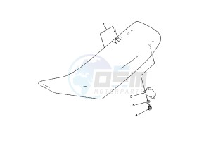 YZ LC 125 drawing SEAT