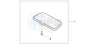 GL1800 drawing TRUNK INNER LAMP