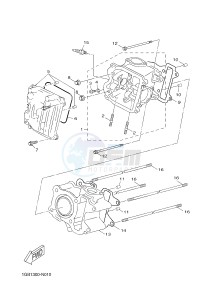 NS50F AEROX 4 (1GB1 1GB1 1GB1) drawing CYLINDER HEAD