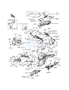 Z800 ABS ZR800DDS UF (UK FA) XX (EU ME A(FRICA) drawing Frame Fittings