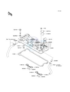 JT 1500 A [STX-15F] (A6F-A9F) A9F drawing CYLINDER HEAD COVER-- A9F- -