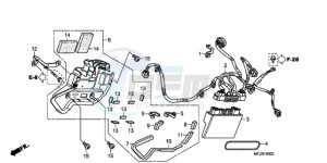 CBR600RA9 France - (F / ABS CMF MME) drawing ABS CONTROL UNIT (CBR600RA)