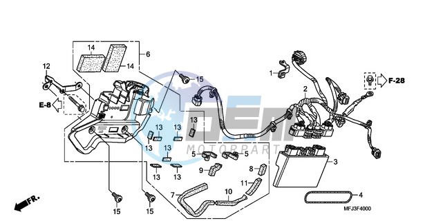 ABS CONTROL UNIT (CBR600RA)