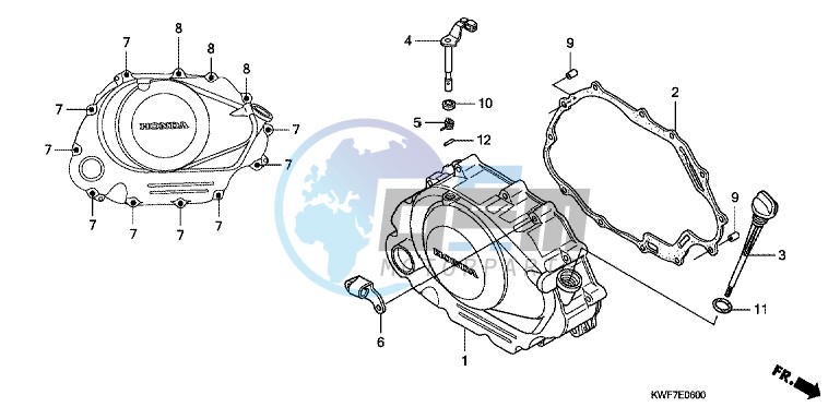 RIGHT CRANKCASE COVER