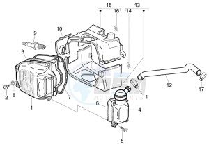 Liberty 125 4t Delivery e3 drawing Cylinder head cover