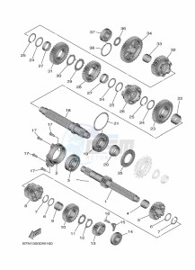 MT-09 MTN890-U (BMR1) drawing TRANSMISSION