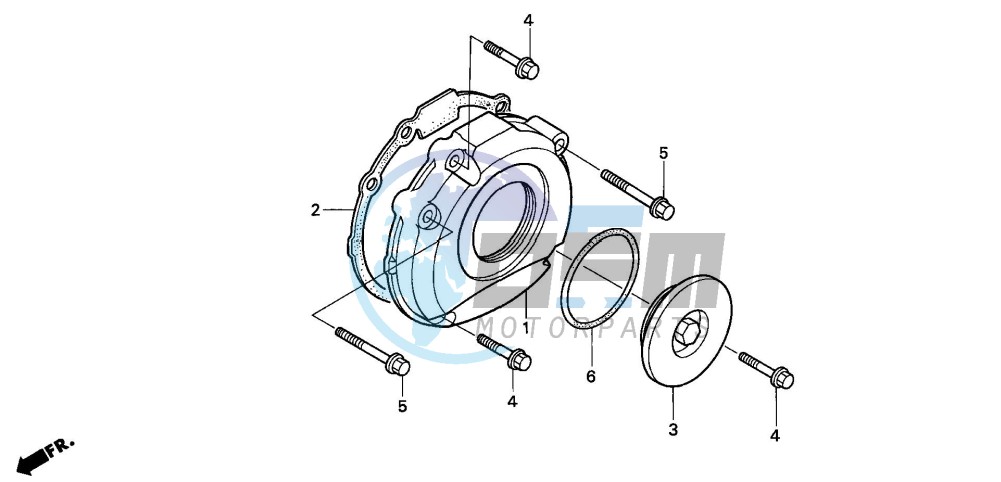 LEFT CRANKCASE COVER