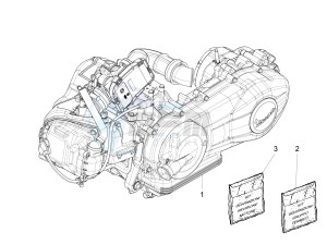 LT 125 4T 3V IE NOABS E3 (APAC) drawing Engine, assembly