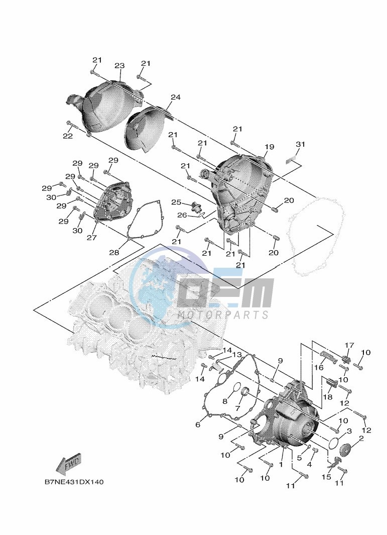 CRANKCASE COVER 1