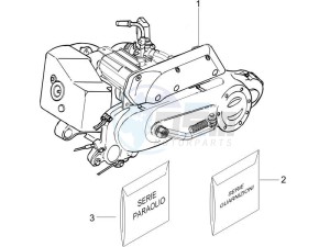 Stalker 50 drawing Engine assembly