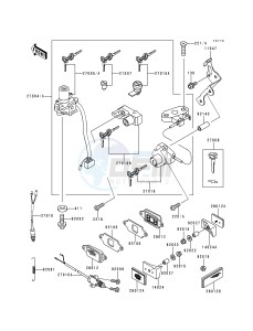 ZX 600 E [NINJA ZX-6] (E1-E3) [NINJA ZX-6] drawing IGNITION SWITCH_LOCKS_REFLECTORS