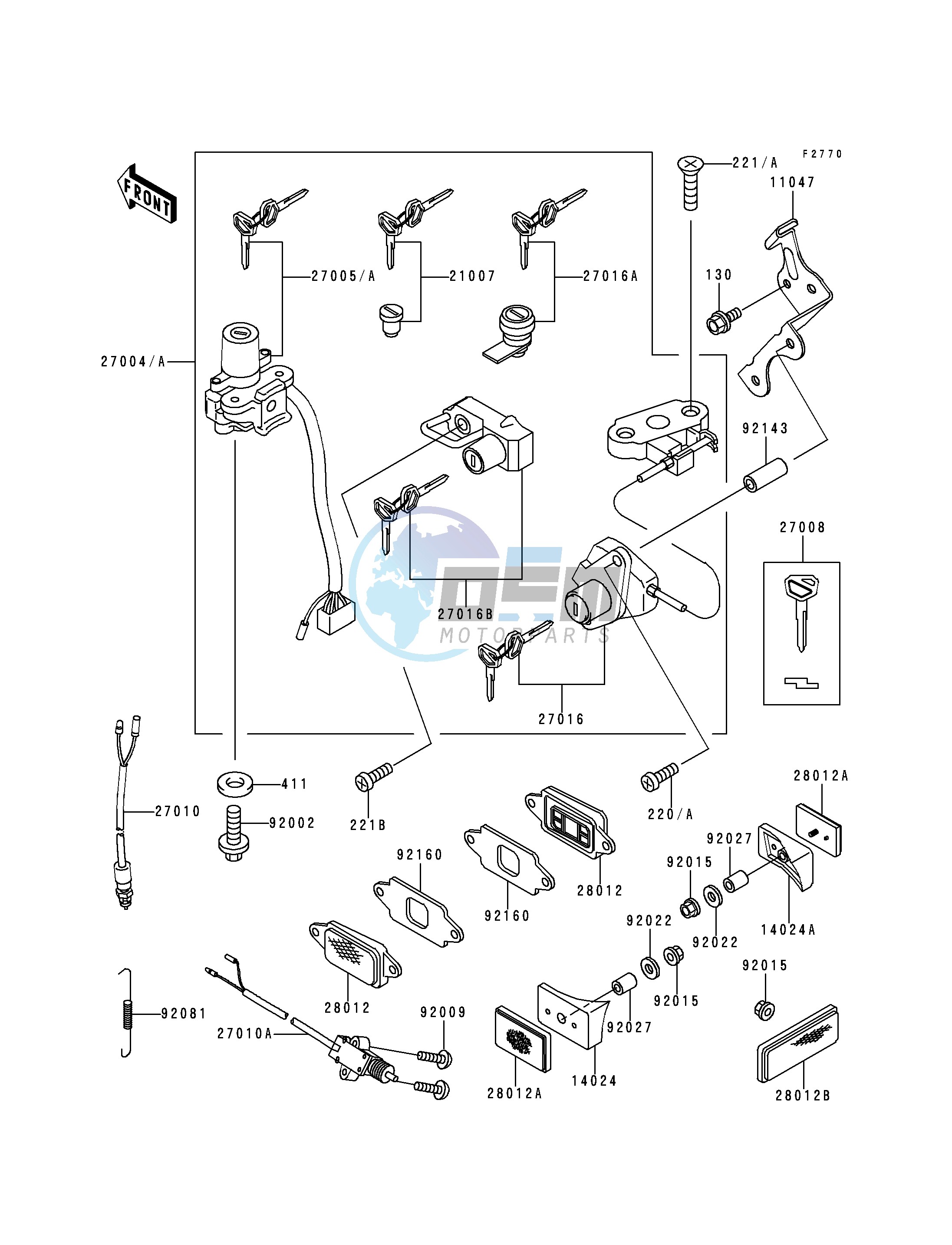 IGNITION SWITCH_LOCKS_REFLECTORS