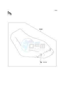 KVF 750 E [BRUTE FORCE 750 4X4I NRA OUTDOORS] (E8F-E9FA) E9F drawing SEAT