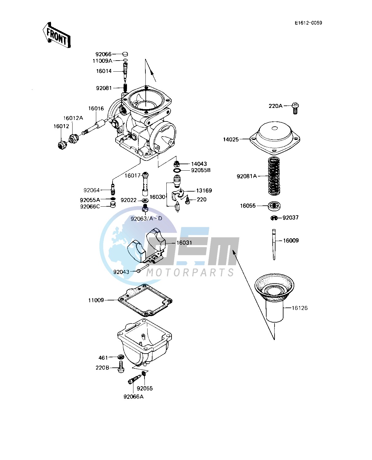 CARBURETOR PARTS -- KZ1100-A3- -