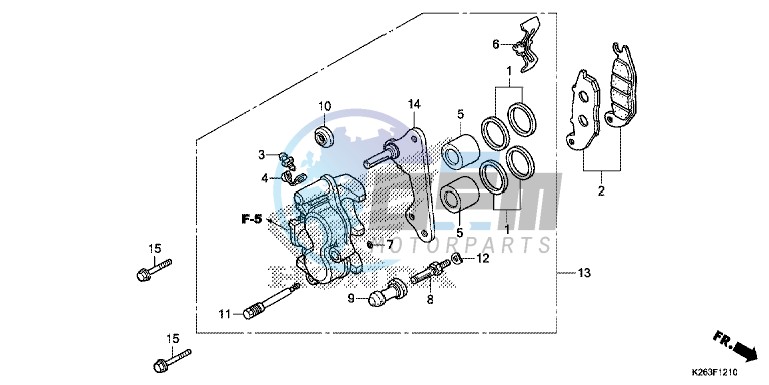 FRONT BRAKE CALIPER