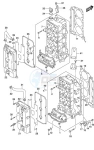 DF 250 drawing Cylinder Head DF 250S