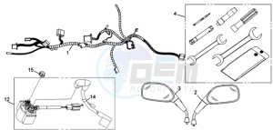 QUADRAIDER 600 drawing WIRING HARNASS