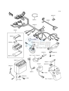 EX 500 A [EX500] (A4-A7) [EX500] drawing CHASSIS ELECTRICAL EQUIPMENT