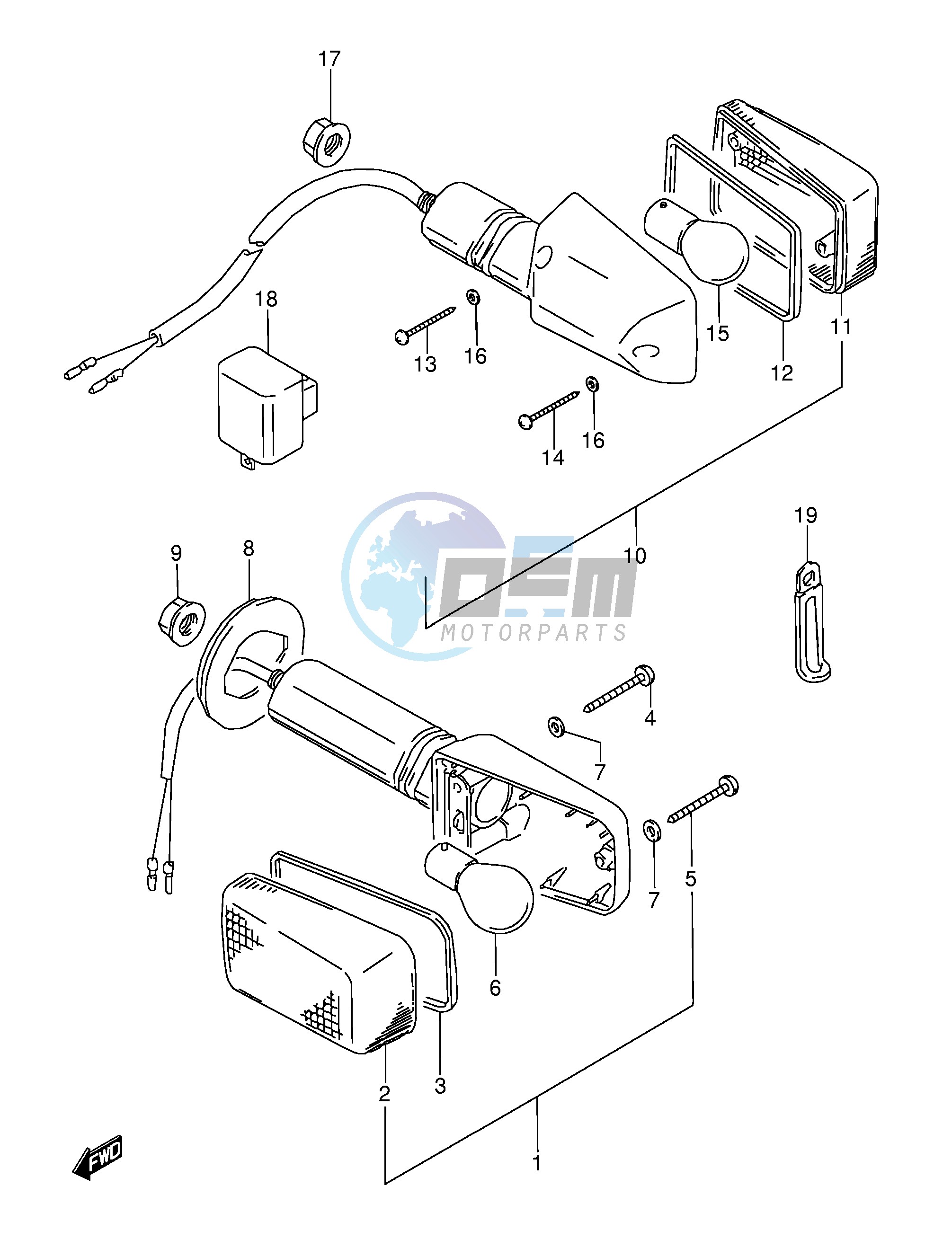 TURN SIGNAL LAMP (MODEL T)