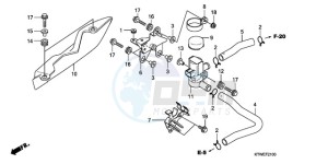 SH300A9 France - (F / ABS CMF) drawing AIR INJECTION VALVE