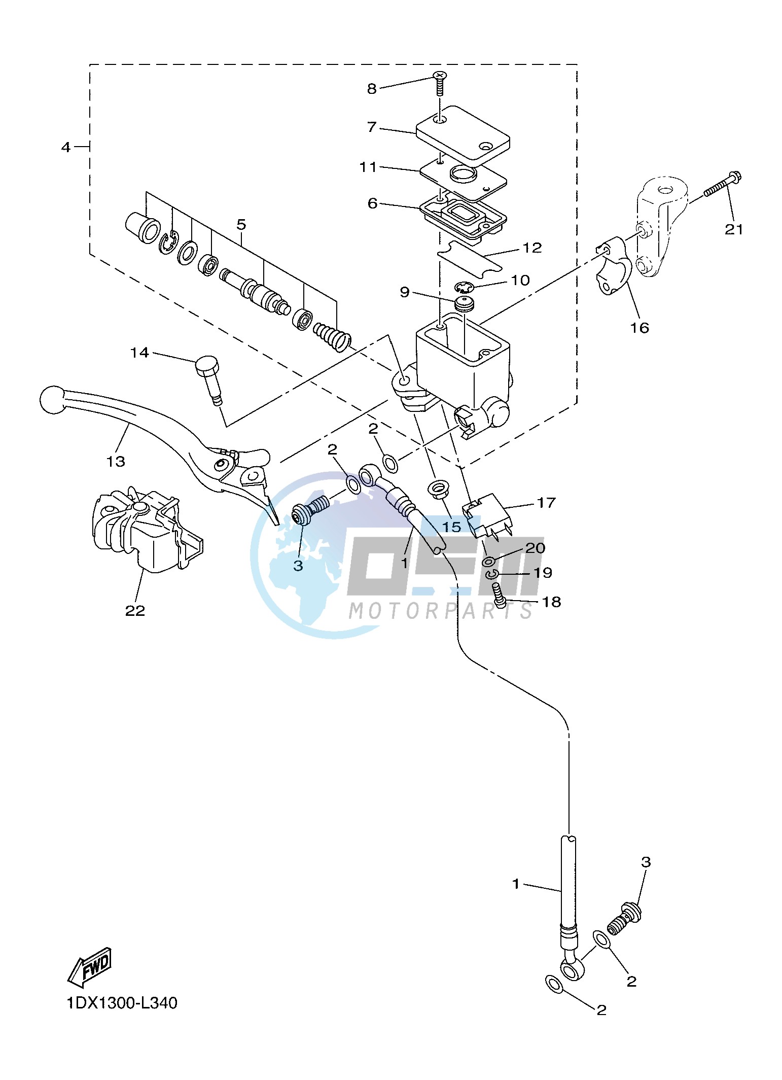 FRONT MASTER CYLINDER