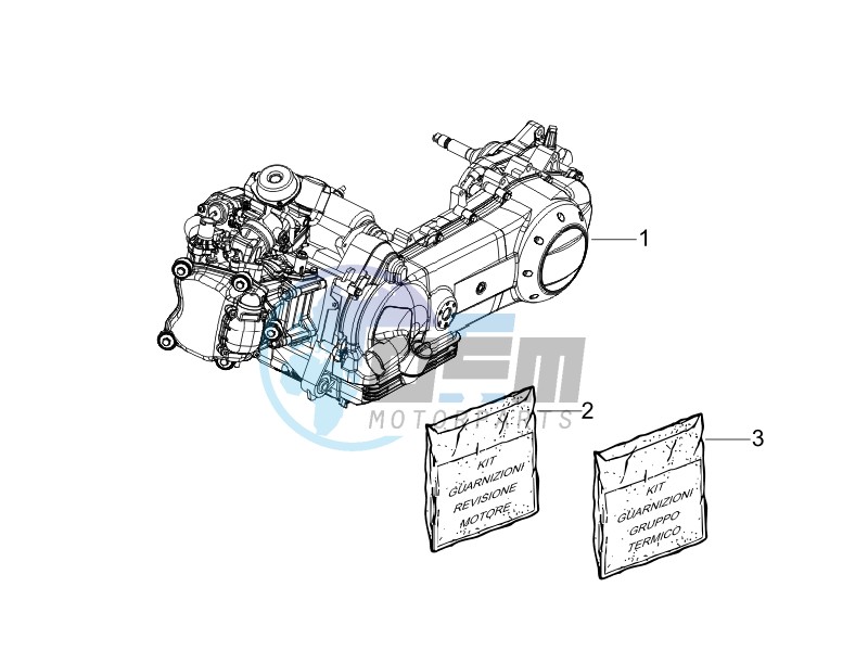 Engine, assembly