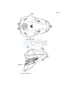 Z800 ZR800CEF UF (UK FA) XX (EU ME A(FRICA) drawing Decals(White)