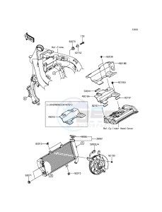 ER-6N ER650EDS XX (EU ME A(FRICA) drawing Radiator