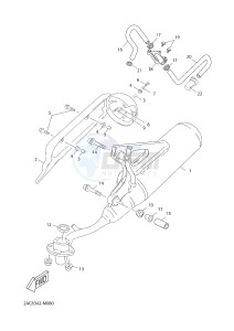 YN50FT YN50FT (2AC6) drawing EXHAUST