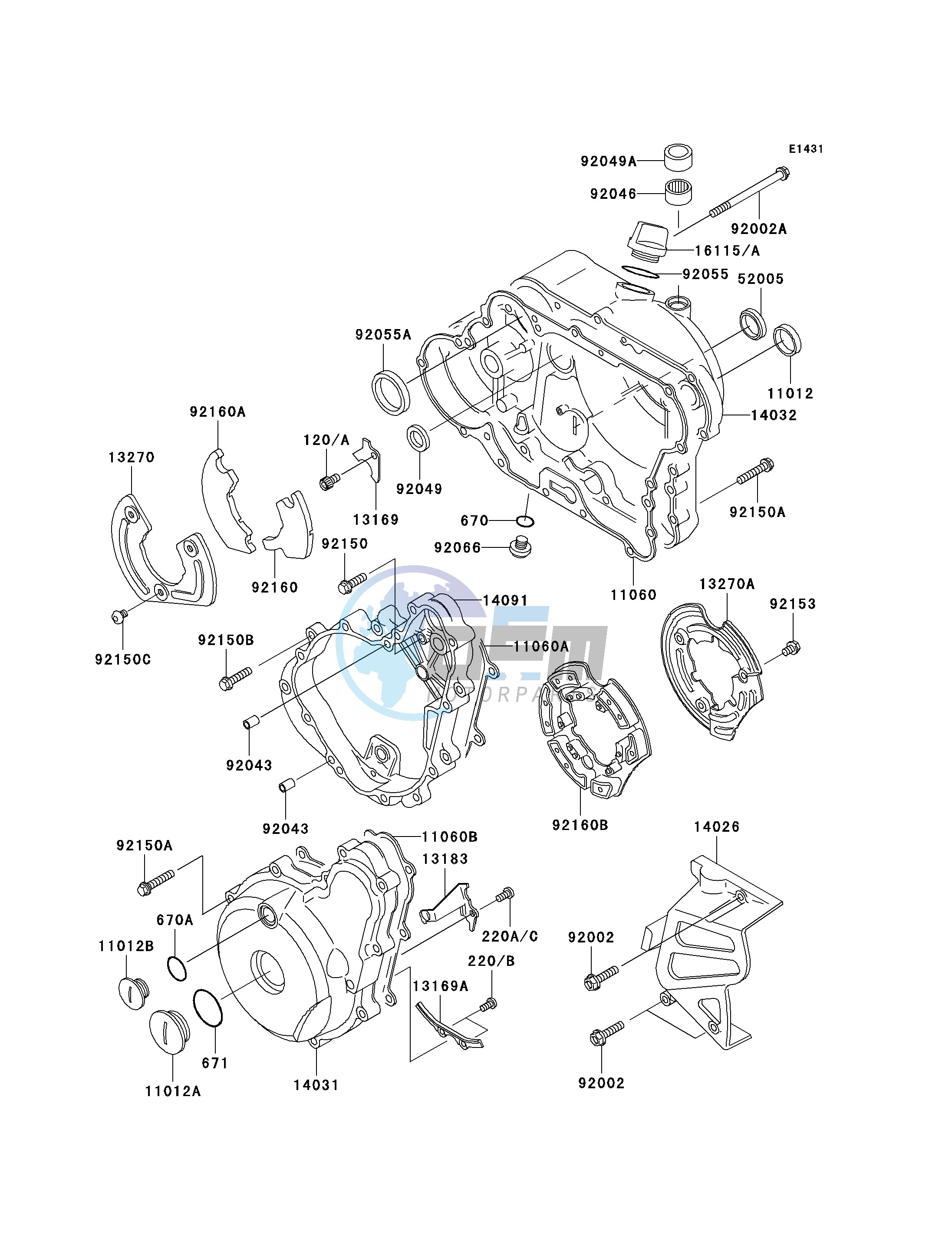 ENGINE COVER-- S- -