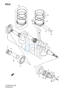 LT-F400 (P24) drawing CRANKSHAFT