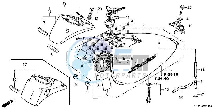 FUEL TANK (VT750CS/ C2B/ C2S/ C)