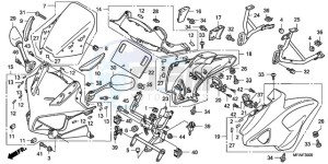 CBF1000T9 UK - (E / ABS MKH) drawing COWL