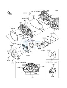 VN1700_CLASSIC_TOURER_ABS VN1700DCF GB XX (EU ME A(FRICA) drawing Left Engine Cover(s)