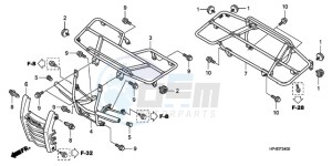 TRX420FEA Australia - (U / 2U 4WD) drawing CARRIER