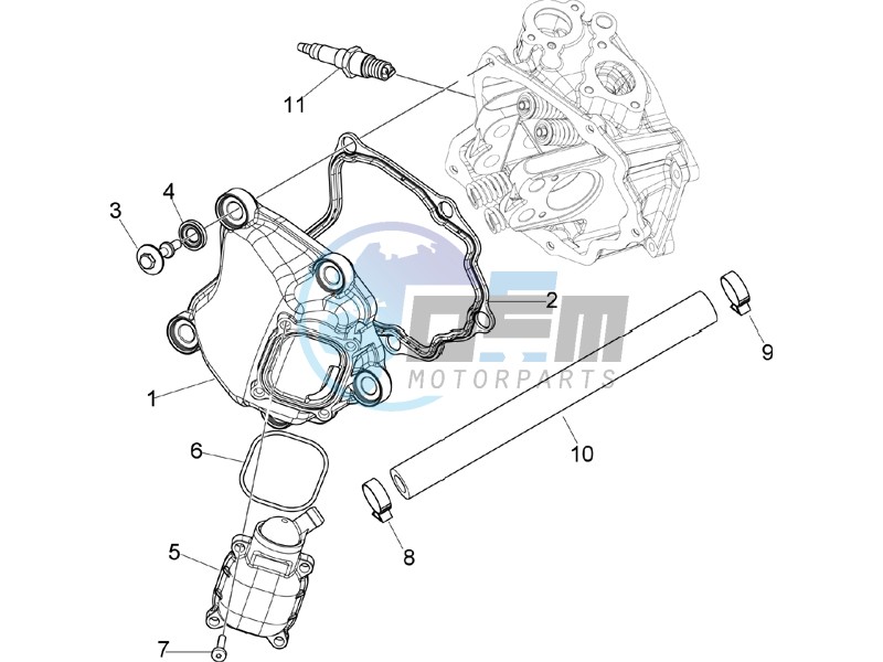 Cylinder head cover