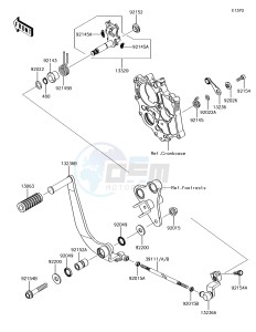 VULCAN S ABS EN650DHF XX (EU ME A(FRICA) drawing Gear Change Mechanism